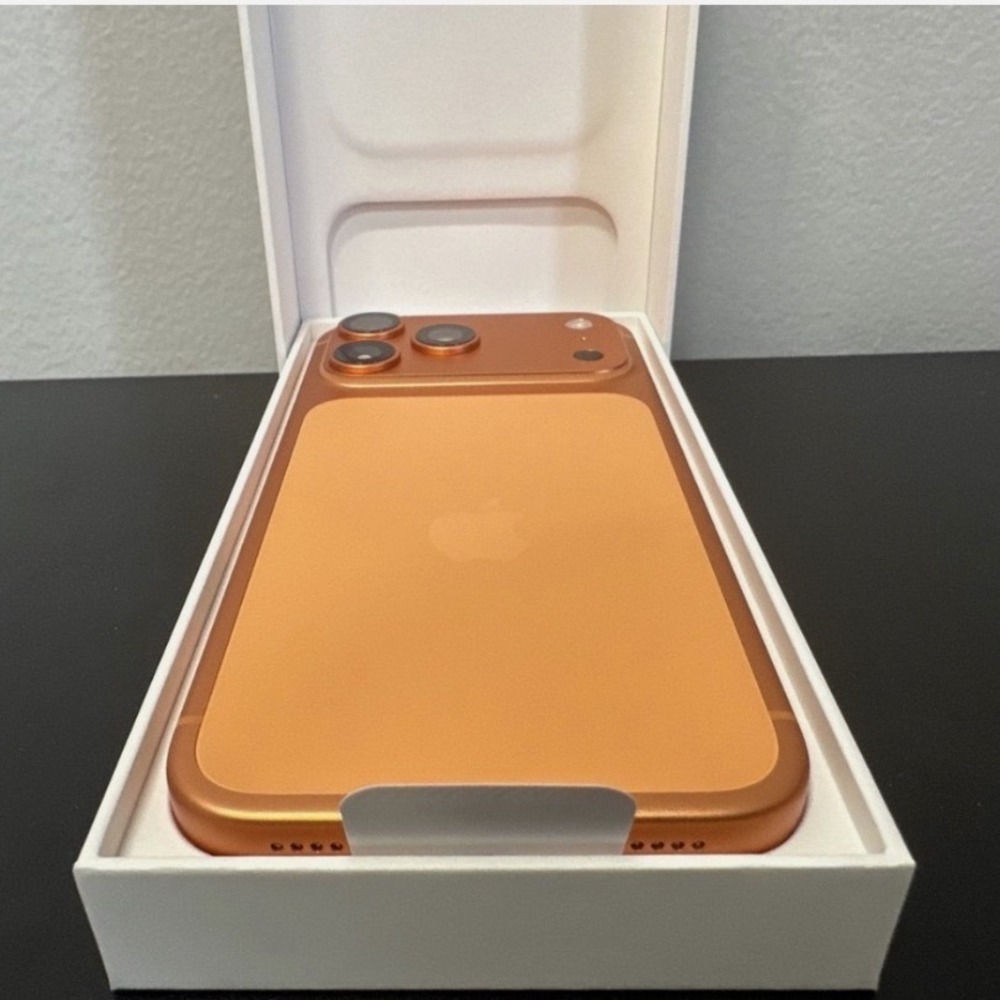 Apple iPhone 17 Pro Max 256GB Cosmic Orange E- SIM Locked to ATT Smartphone